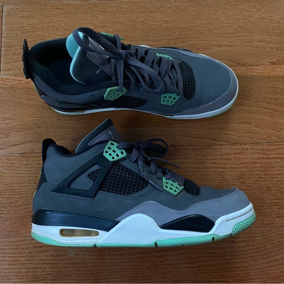 Air Jordan 4 Green aglow - Picture 2 of 5